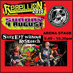 Click to enlarge Surgery Without Research - Rebellion Festival, Blackpool 4.8.19